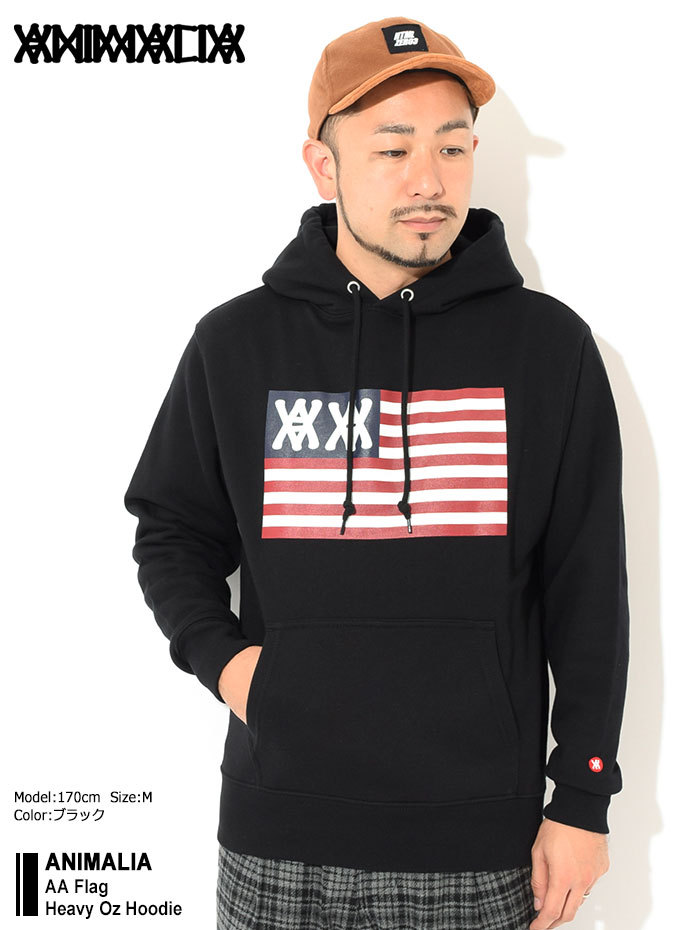 アニマリア パーカー プルオーバー ANIMALIA メンズ AA フラッグ ヘビーオンス ( AA Flag Heavy Oz Hoodie  スウェット トップス AN21A-SW03 )