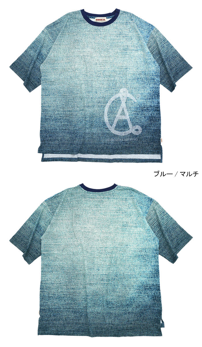 ANIMALIA（アニマリア） Tシャツ 半袖 メンズ デニム ビッグ