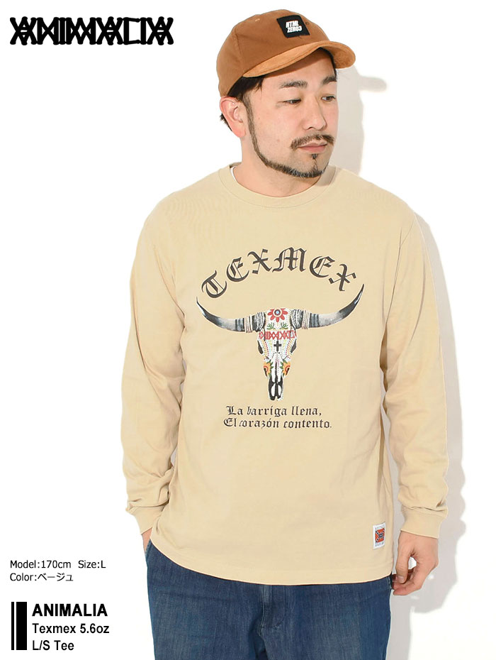 ANIMALIA（アニマリア） ロンT Tシャツ 長袖 メンズ テクスメクス