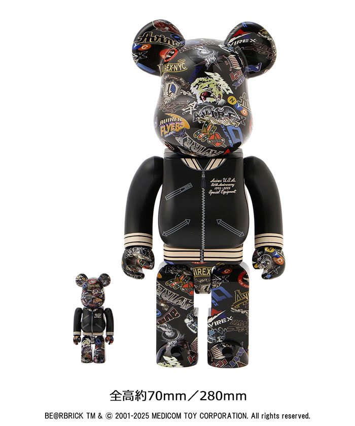 AVIREX（アヴィレックス） アビレックス フィギュア ベアブリック 50th