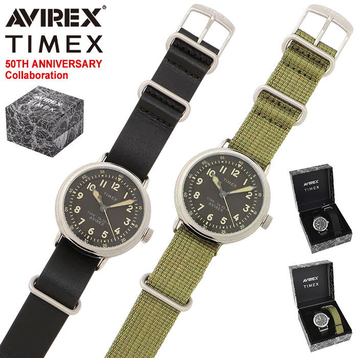 AVIREXアビレックスの腕時計 TIMEX Type-25A01