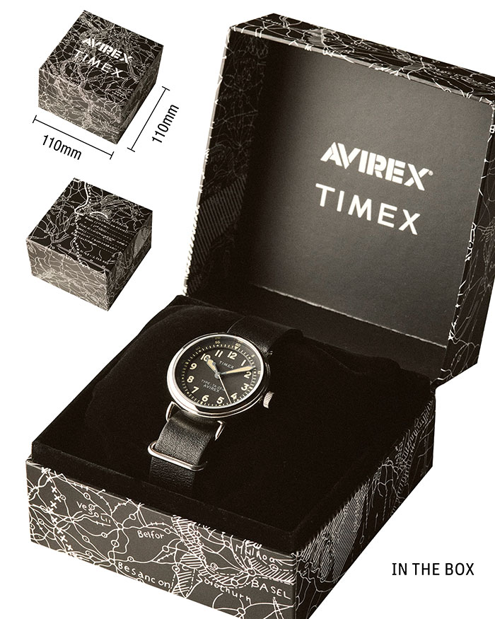 AVIREXアビレックスの腕時計 TIMEX Type-25A04