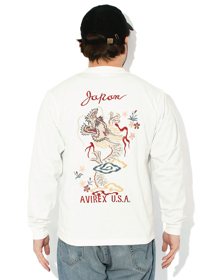 AVIREX（アヴィレックス） アビレックス ロンT Tシャツ 長袖 メンズ