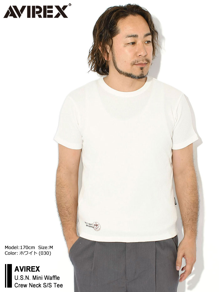 AVIREX（アヴィレックス） アビレックス Tシャツ 半袖 メンズ U.S.N.