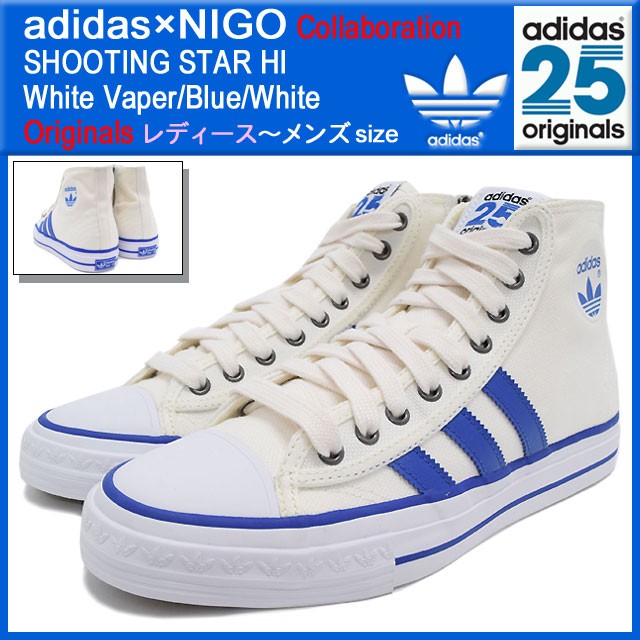 アディダス オリジナルス×NIGO adidas Originals by NIGO シューティング スター ハイ White  Vaper/Blue/White メンズ(男性用) (B26468) : adi-b26468 : ice field - 通販 -  Yahoo!ショッピング