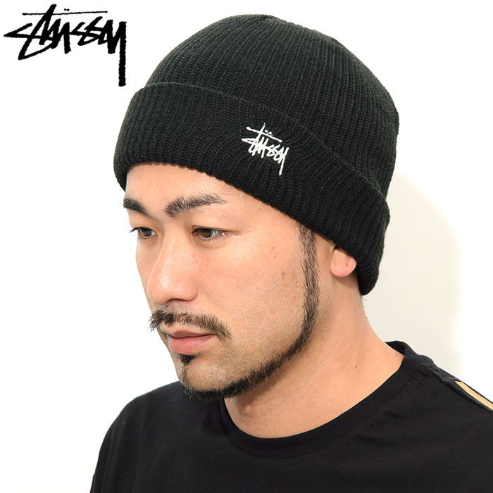 ステューシー ニット帽 STUSSY Basic Cuff ( stussy beanie ビーニー 帽子 ニットキャップ メンズ・男性用  1321019 USAモデル 正規 )[M便 1/1]