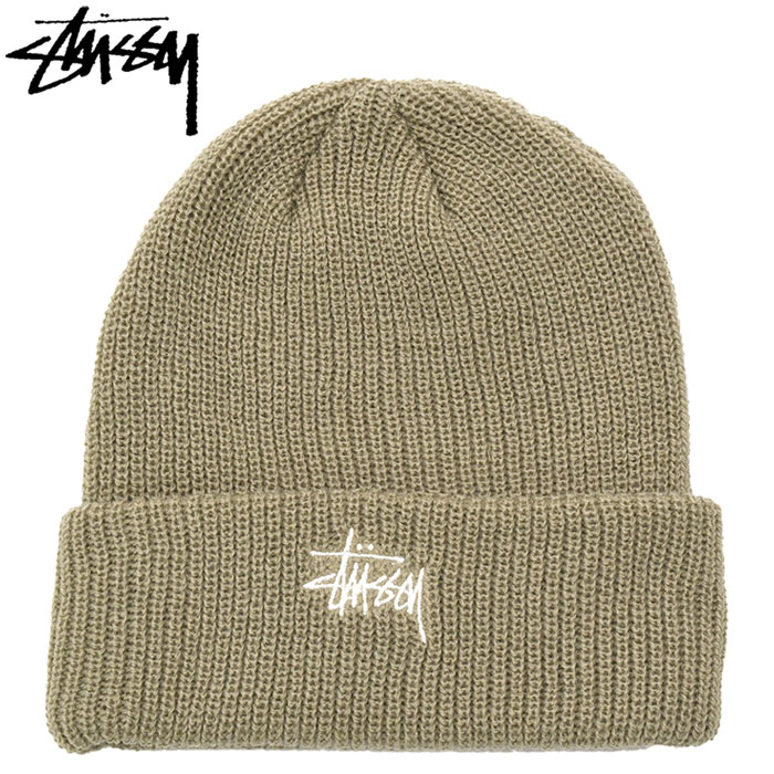 本物の Stussy SWIRL S CUFF BEANIE ニット帽 ビーニー ニットキャップ