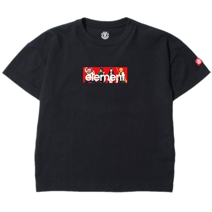 エレメント Tシャツ 半袖 ELEMENT キッズ 鬼滅の刃 Kimetsu A  Boyコラボ(鬼...