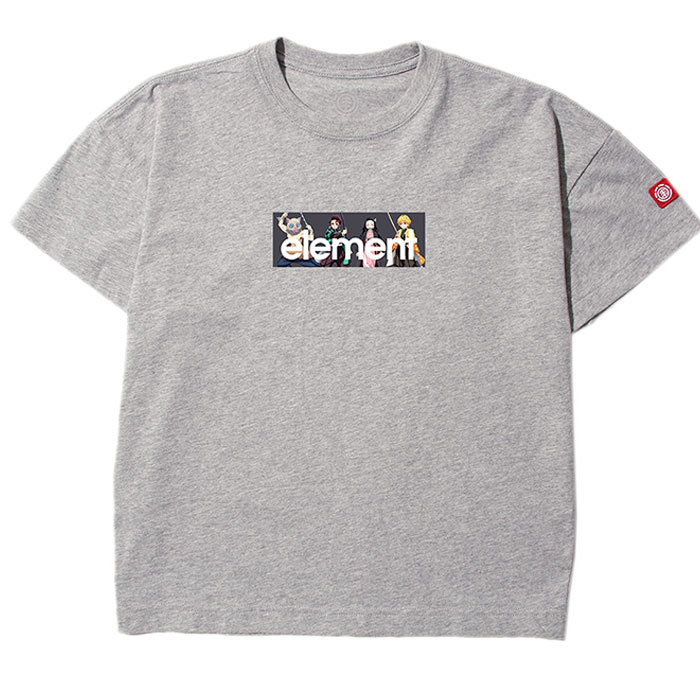 ELEMENT エレメント Tシャツ 半袖 キッズ 鬼滅の刃 Kimetsu A