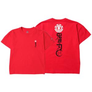 エレメント Tシャツ 半袖 ELEMENT キッズ 鬼滅の刃 Kimetsu Logo Boy コラ...