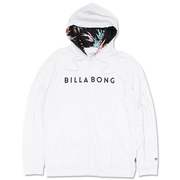 ビラボン パーカー ジップアップ BILLABONG メンズ ラッシュ ( Rash Full Zip Hoodie 水陸両用 ラッシュガード フード  トップス BC011-854 )