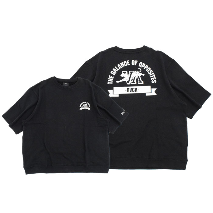 RVCA ルーカ デカロゴ 半袖 スウェット トレーナー S 新品 www.hermosa