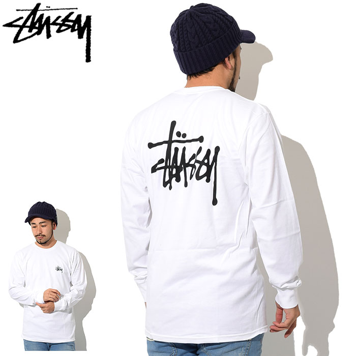 ステューシー ロンT Tシャツ 長袖 STUSSY メンズ Basic Stussy