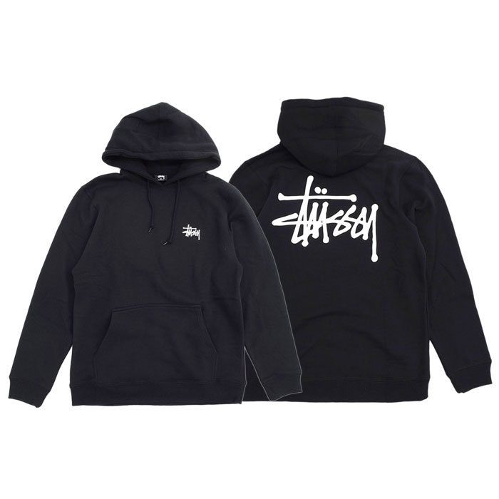 ステューシー パーカー プルオーバー STUSSY メンズ & レディース Basic Stussy (hooded sweat ベーシック  1924762 1924649 USAモデル 正規)