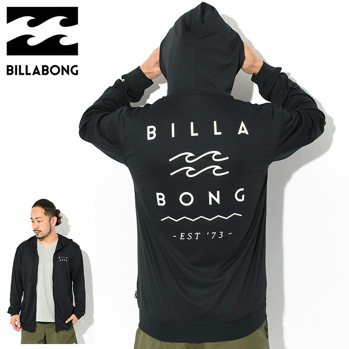 ビラボン パーカー ジップアップ BILLABONG メンズ BD011-864 ラッシュ (BD011-864 Rash Full Zip Hoodie 水陸両用 ラッシュガード UVカット)