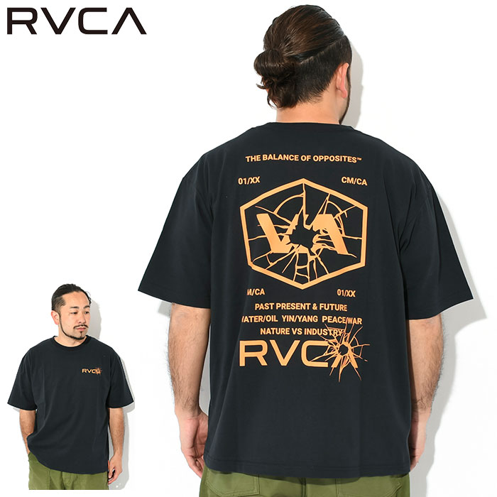 RVCA（ルーカ） Tシャツ 半袖 メンズ T ON HI VIS ブランク ( T ON HI