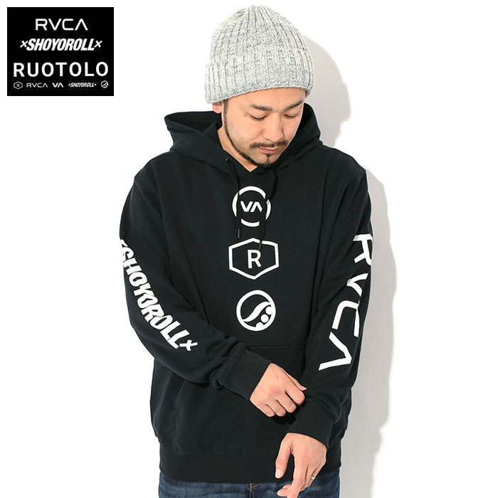 ルーカ パーカー プルオーバー RVCA メンズ ショーヨーロール ルオトロ スタック コラボ ( SHOYOROLL×RUOTOLO Stack  Pullover Hoodie BD042-027 )