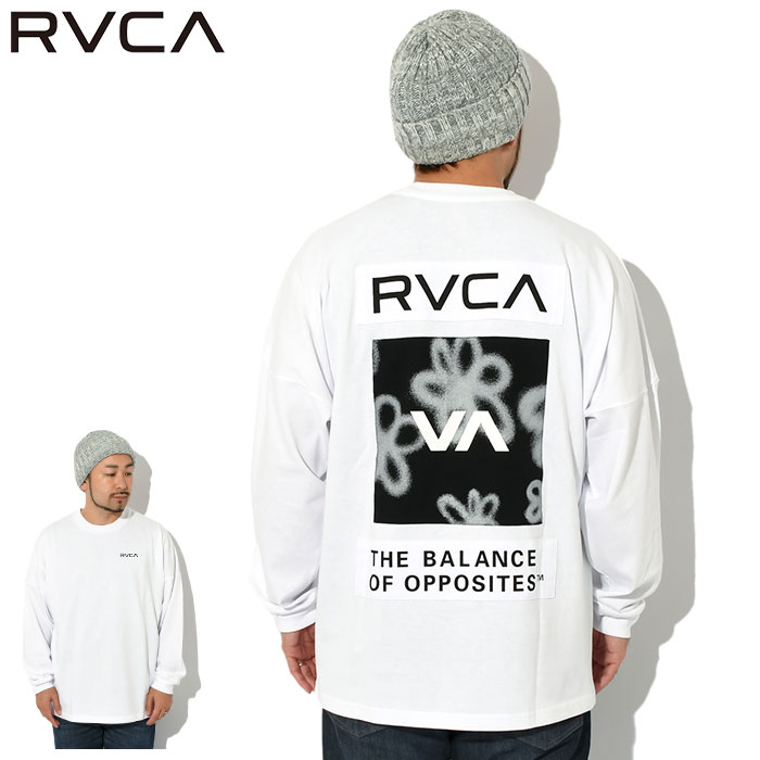 ルーカ ロンT Tシャツ 長袖 RVCA メンズ ハイ スピード フローラル ( Hi Speed Floral L/S Tee ビッグシルエット オーバーサイズ BD042-065 )｜icefield｜02