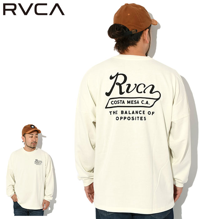 ルーカ ロンT Tシャツ 長袖 RVCA メンズ バリー スクリプト ( Valley Script L/S Tee ビッグシルエット オーバーサイズ カットソー BD042-067 )｜icefield｜02
