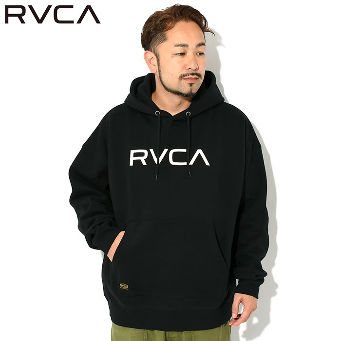 RVCA Big RVCA Pullover Hoodie Black L パーカー-