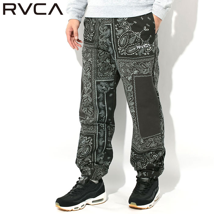 ルーカ パンツ RVCA メンズ パッチワーク バンダナ スウェットパンツ ( RVCA Patchwork Bandana Sweat Pant ボトムス 男性用 BD042-743 )｜icefield｜02