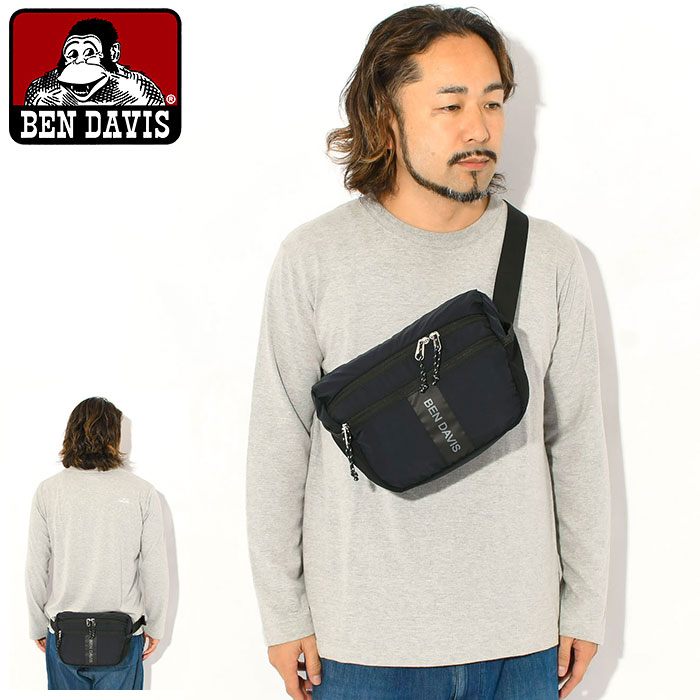 BEN DAVIS/WHITE LABEL ベンデイビス ウエストバッグ DAVIS ラージ