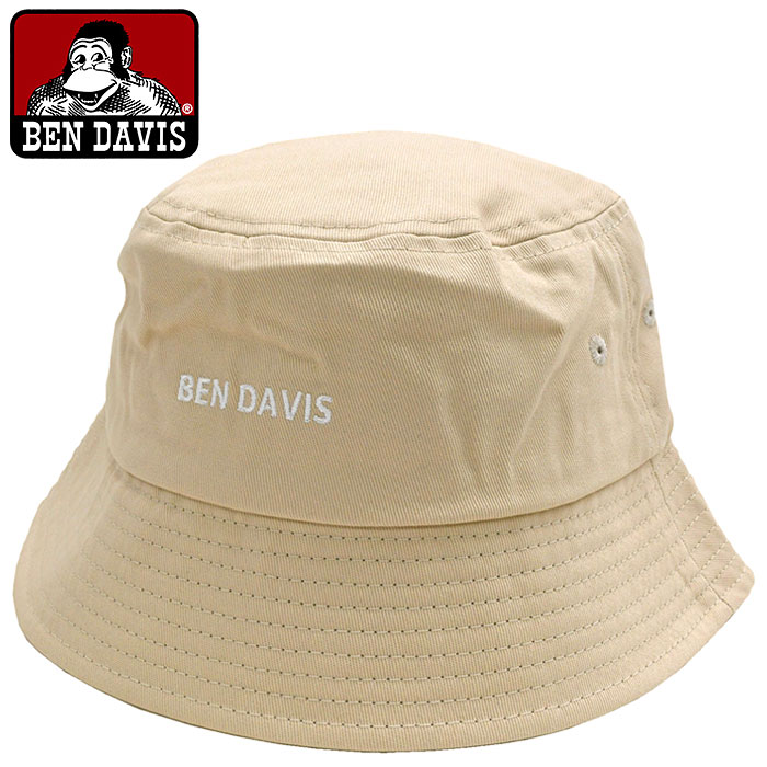 BEN DAVIS/WHITE LABEL ベンデイビス ハット DAVIS ツイル UV ホワイト