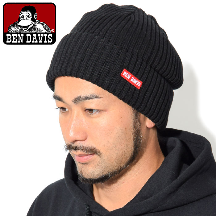 ベンデイビス ニット帽 BEN DAVIS ミニ ワッペン ニット キャップ ホワイトレーベル(BDW-9526WP Mini Wappen Knit Cap 帽子 ニットキャップ)[M便 1/1]｜icefield｜02