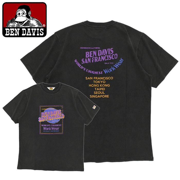 ベンデイビス Tシャツ 半袖 BEN DAVIS メンズ ポスター ビンテージ ( BDY4-000...