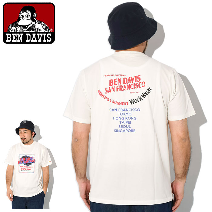 ベンデイビス Tシャツ 半袖 BEN DAVIS メンズ ポスター ビンテージ ( BDY4-000...
