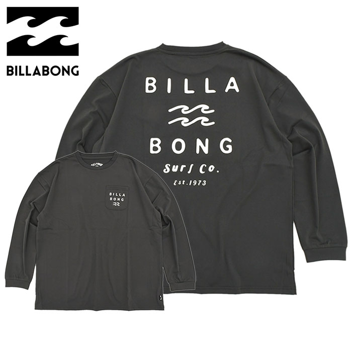 ビラボン ロンT Tシャツ 長袖 BILLABONG メンズ BE011-862 ソフティー ( BE011-862 Softty L/S Tee 水陸両用 ラッシュガード 吸汗速乾 UVカット )｜icefield｜03