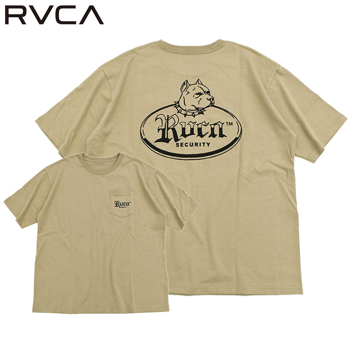 ルーカ Tシャツ 半袖 RVCA メンズ ブル テリア ( Bull Terrier S/S Tee ビッグシルエット オーバーサイズ ポケット カットソー BE041-228 )[M便 1/1]｜icefield｜04