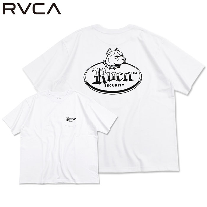 ルーカ Tシャツ 半袖 RVCA メンズ ブル テリア ( Bull Terrier S/S Tee ビッグシルエット オーバーサイズ ポケット カットソー BE041-228 )[M便 1/1]｜icefield｜02