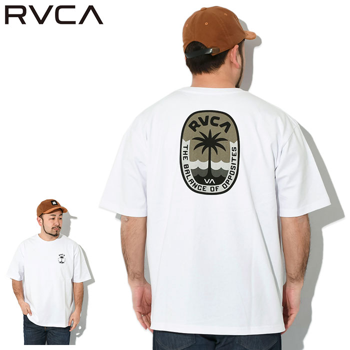 ルーカ Tシャツ 半袖 RVCA メンズ プライム パーム ( Prime Palm S/S Tee ビッグシルエット オーバーサイズ カットソー BE041-231 )[M便 1/1]｜icefield｜02