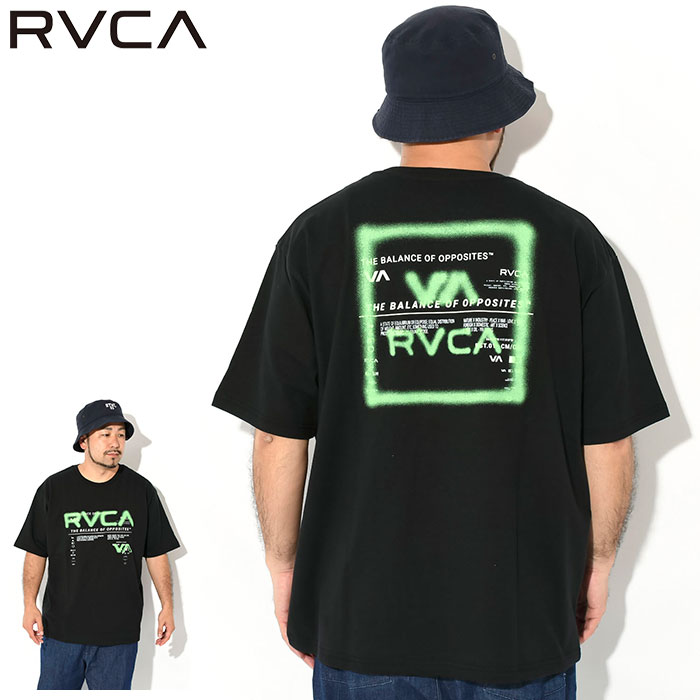 ルーカ Tシャツ 半袖 RVCA メンズ スプレー テキスト ( Spray Text S/S Te...