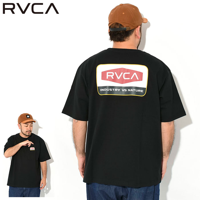 ルーカ Tシャツ 半袖 RVCA メンズ ヘックスボックス ( Hexbox S/S Tee ビッグ...