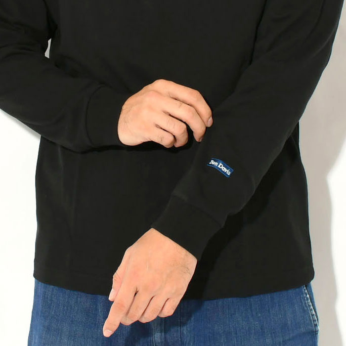 BEN DAVIS（ベンデイビス） ロンT Tシャツ 長袖 メンズ ラベル ワイド
