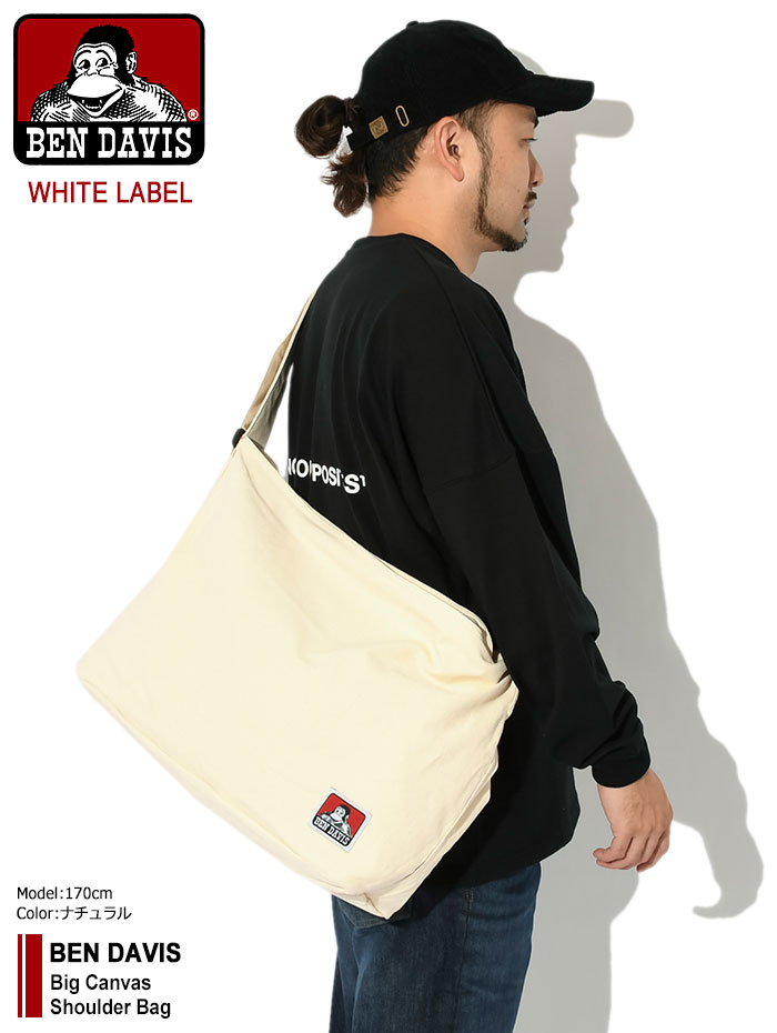 BEN DAVIS/WHITE LABEL ベンデイビス ショルダーバッグ DAVIS ビッグ