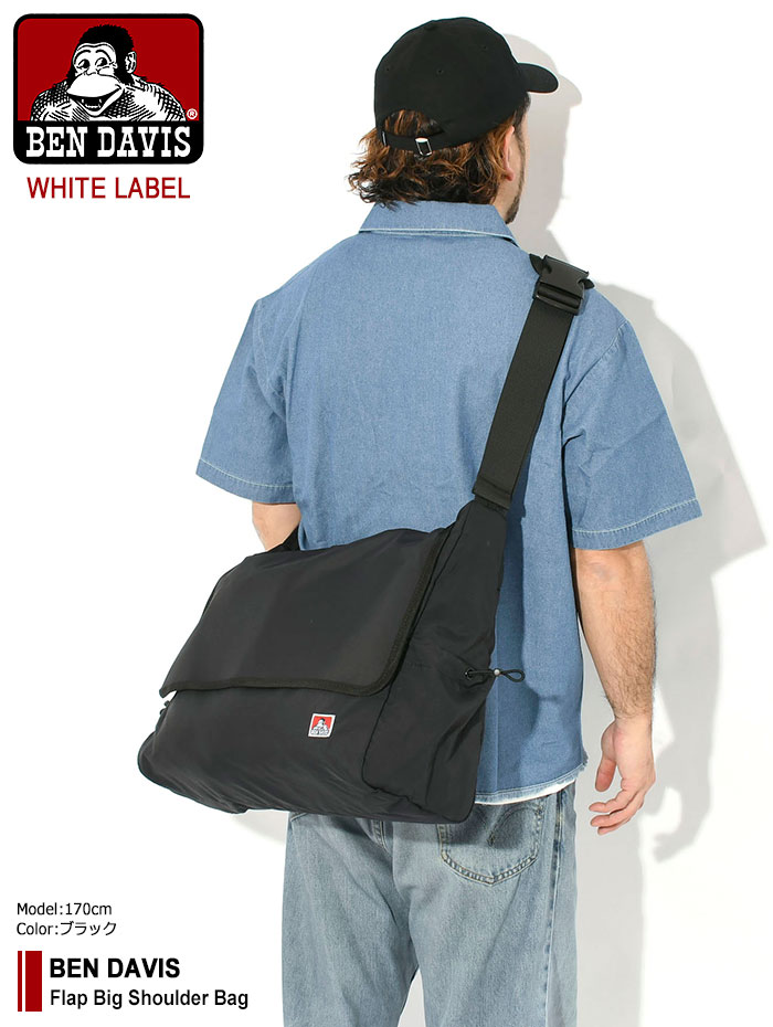 BEN DAVIS/WHITE LABEL ベンデイビス メッセンジャーバッグ DAVIS