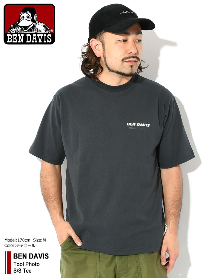 BEN DAVIS（ベンデイビス） Tシャツ 半袖 メンズ ツール フォト (C