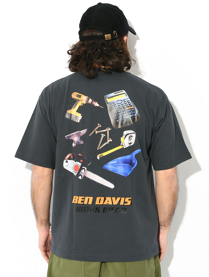 BEN DAVIS（ベンデイビス） Tシャツ 半袖 メンズ ツール フォト (C