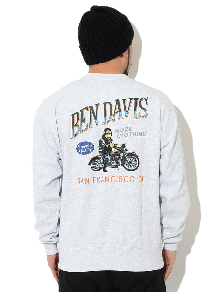 BEN DAVIS ベンデイビス トレーナー メンズ オールド バイカー