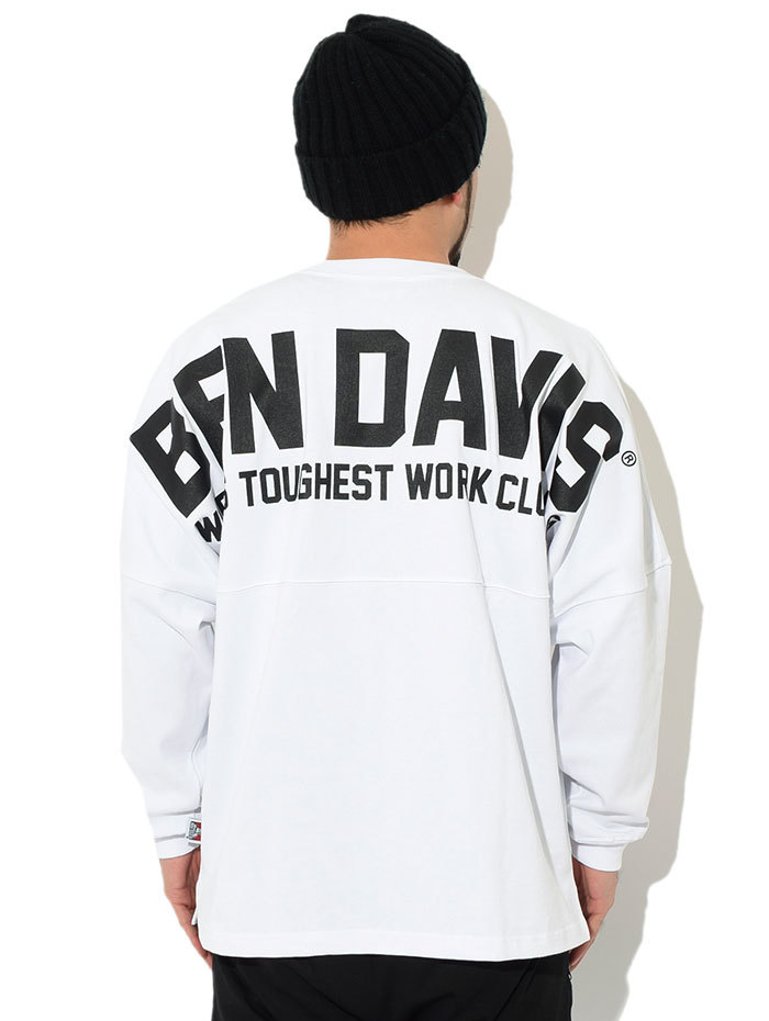 ベンデイビス ロンT Tシャツ 長袖 BEN DAVIS メンズ ビッグ ロゴ