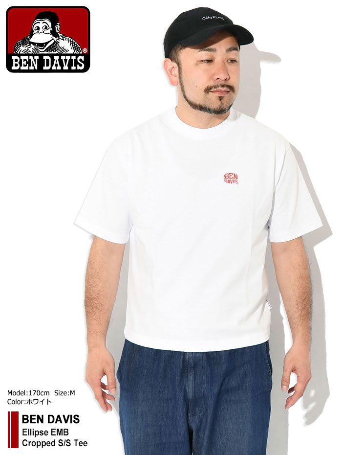 BEN DAVIS ベンデイビス Tシャツ 半袖 メンズ エリプス EMB