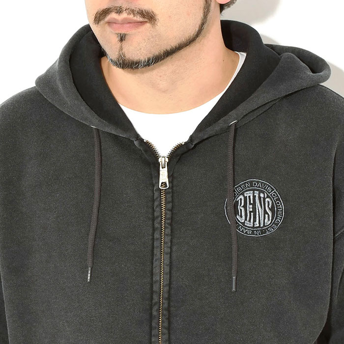 BEN DAVISパーカー BEN DAVIS（ベンデイビス） パーカー ジップアップ メンズ ヘッド