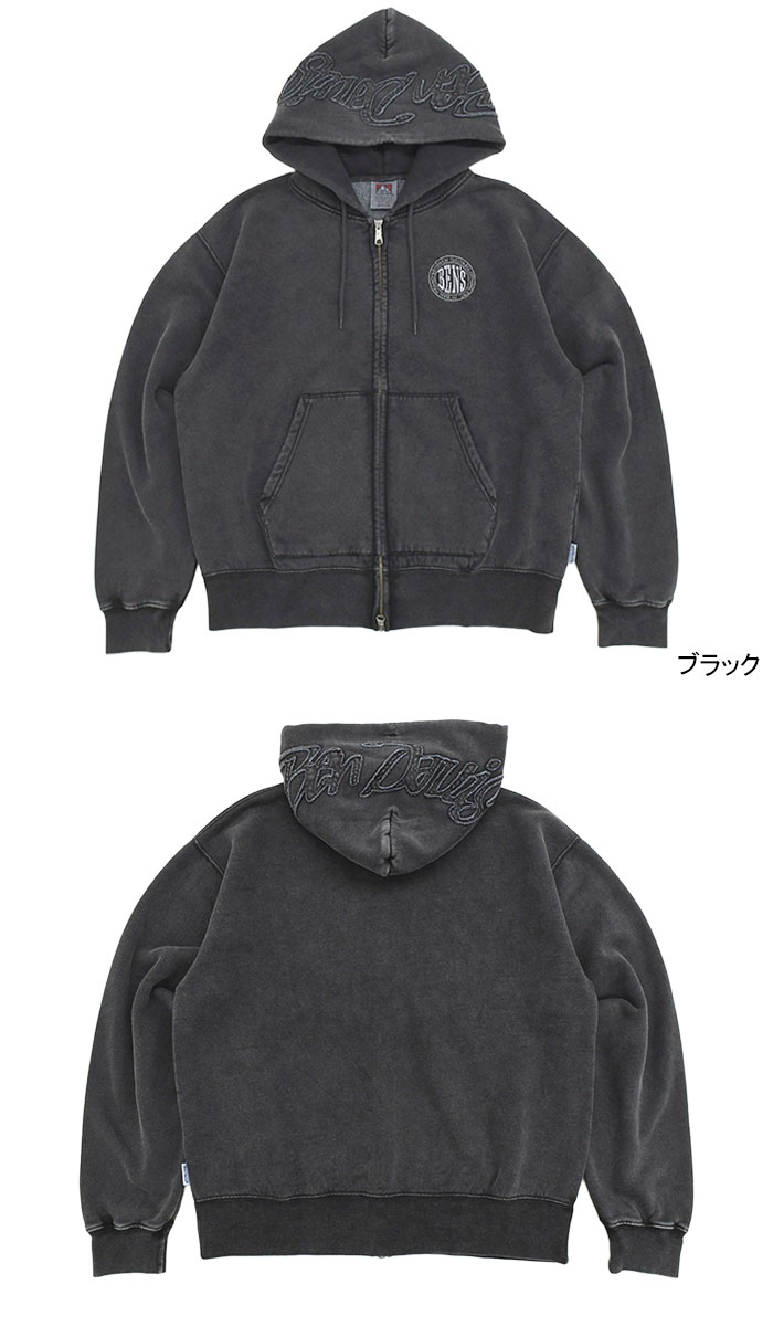 BEN DAVIS（ベンデイビス） パーカー ジップアップ メンズ ヘッド