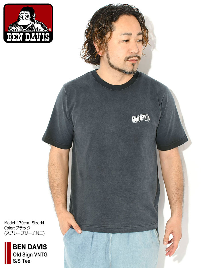 VANNER サイン入りTシャツ テファン着用 BEN DAVIS（ベンデイビス） Tシャツ 半袖 メンズ オールド サイン VNTG