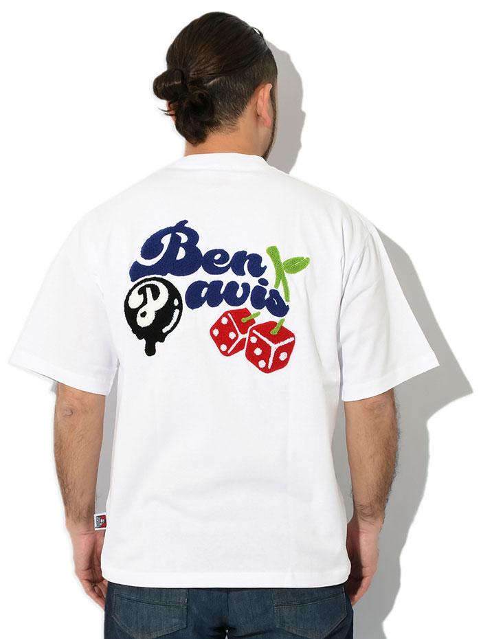 BEN DAVIS（ベンデイビス） Tシャツ 半袖 メンズ チェリー ダイス EMB