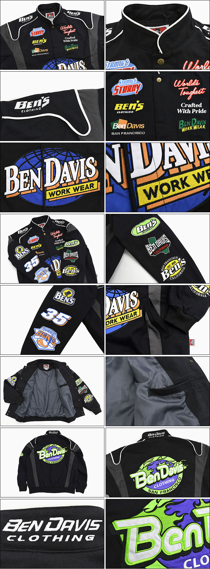 BEN DAVIS ベンデイビス ジャケット メンズ BD レーシング ( T BEN DAVIS ベンデイビス ジャケット メンズ BD レーシング ( T