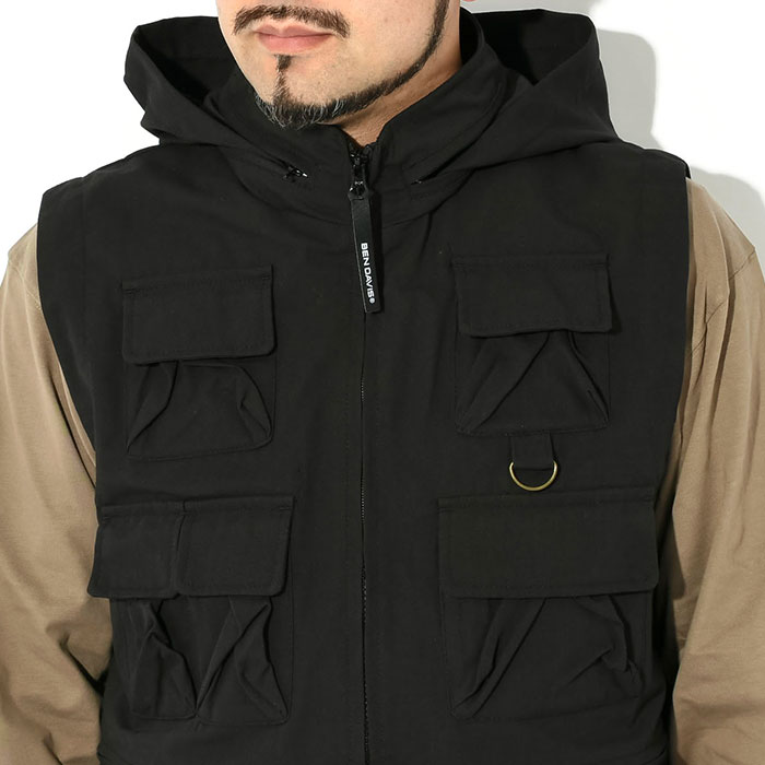 BEN DAVISベンデイビスのジャケット Hooded Utility Vest04